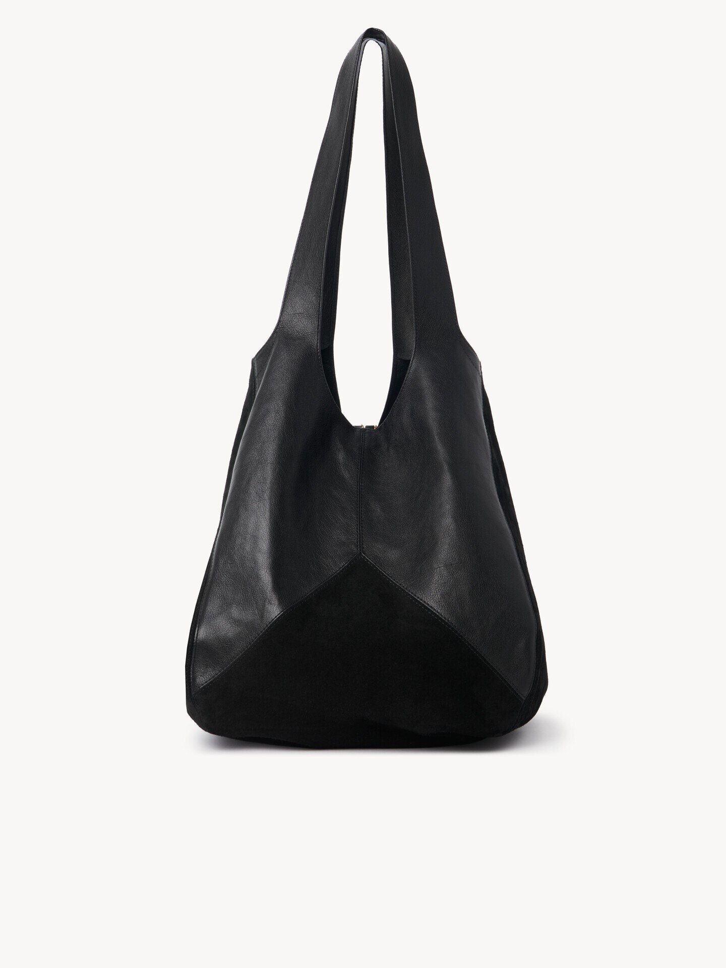 Chlo&eacute; Balloon bag in grained & suede leather - 6