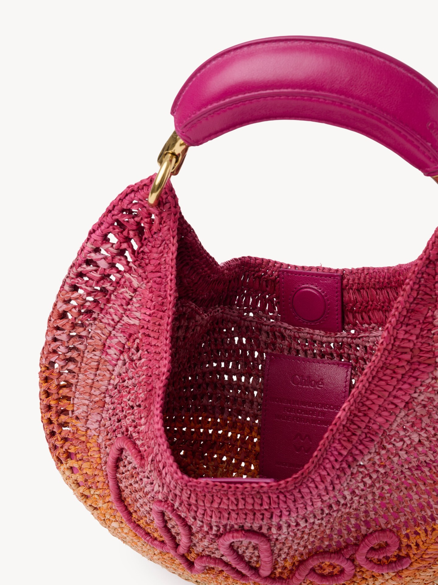 Summer Banana hobo bag in raffia - 6