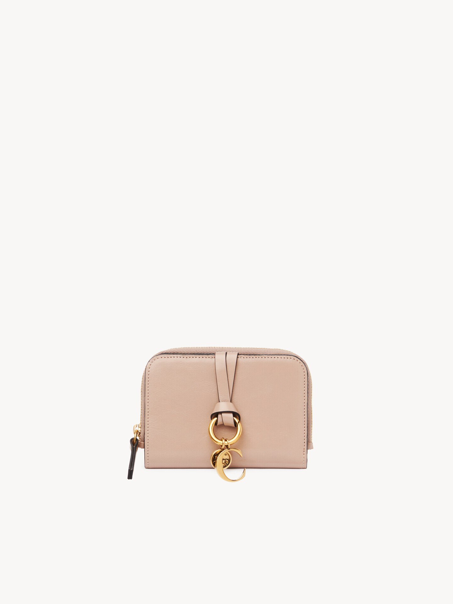 Alphabet bifold wallet in shiny leather - 1