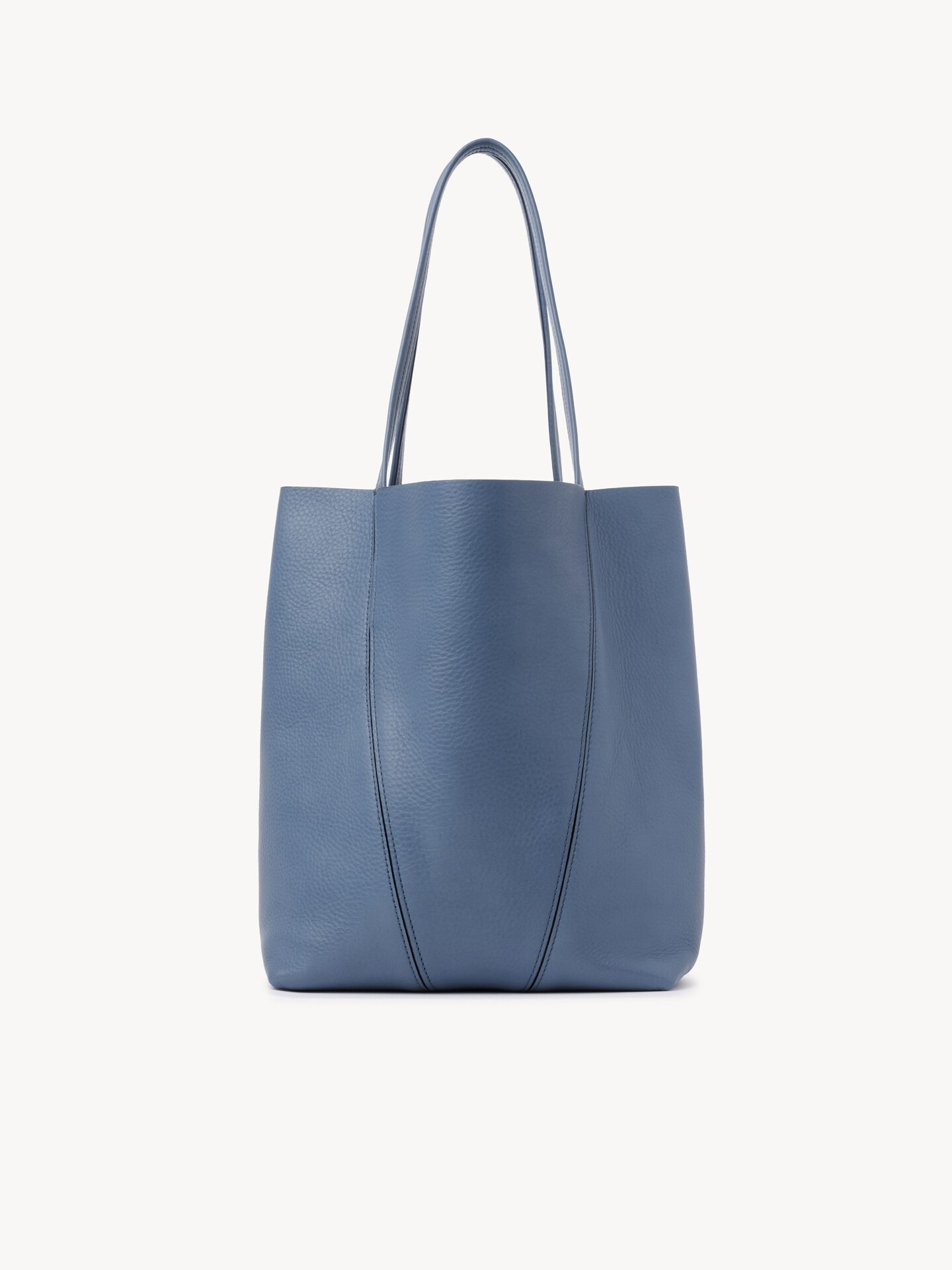 Chlo&eacute; Spin tote bag in grained leather - 6