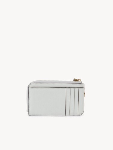 Alphabet wallet in grained leather - 4
