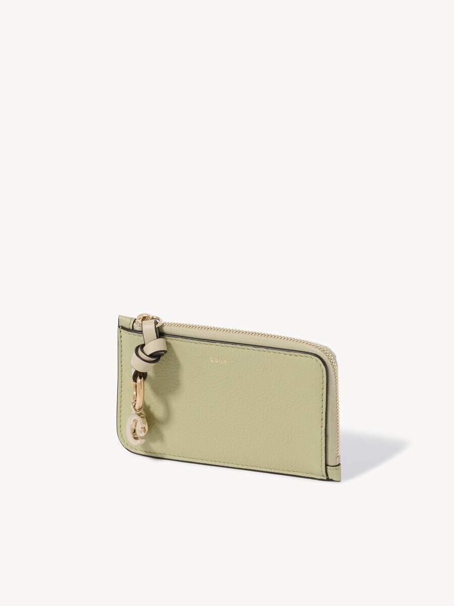 Alphabet wallet in grained leather - 3