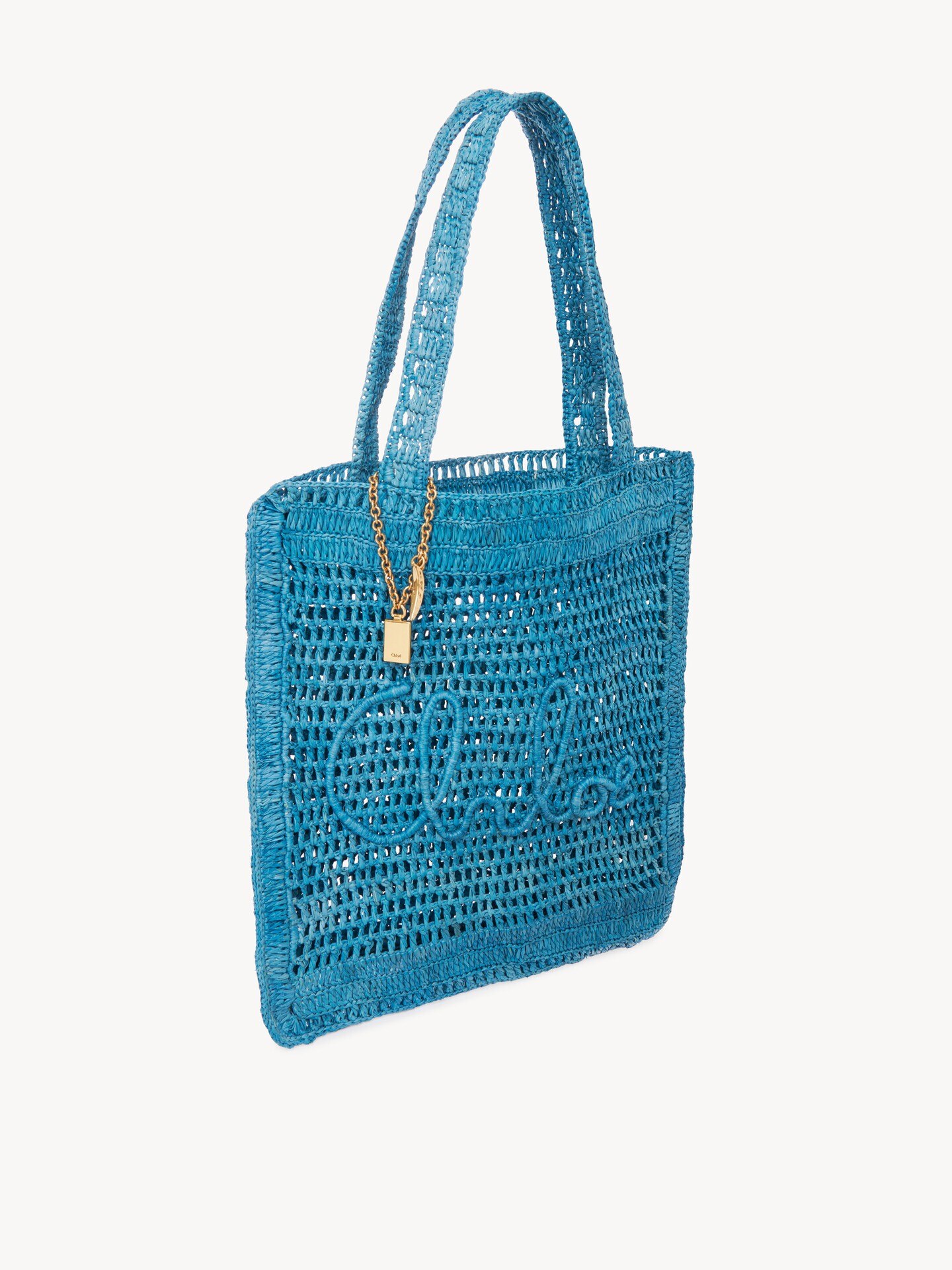 Summer Banana tote bag in raffia - 6