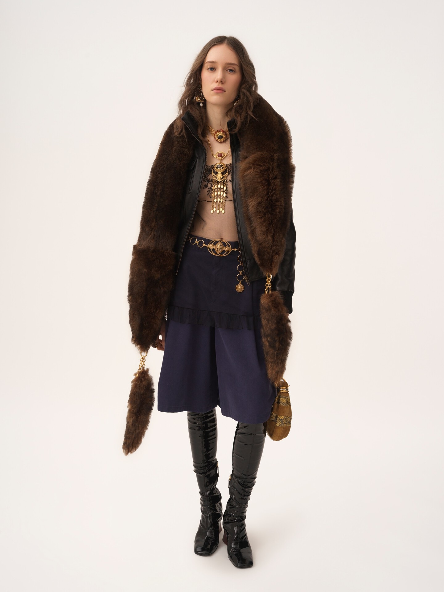 Short blouson in leather - 3