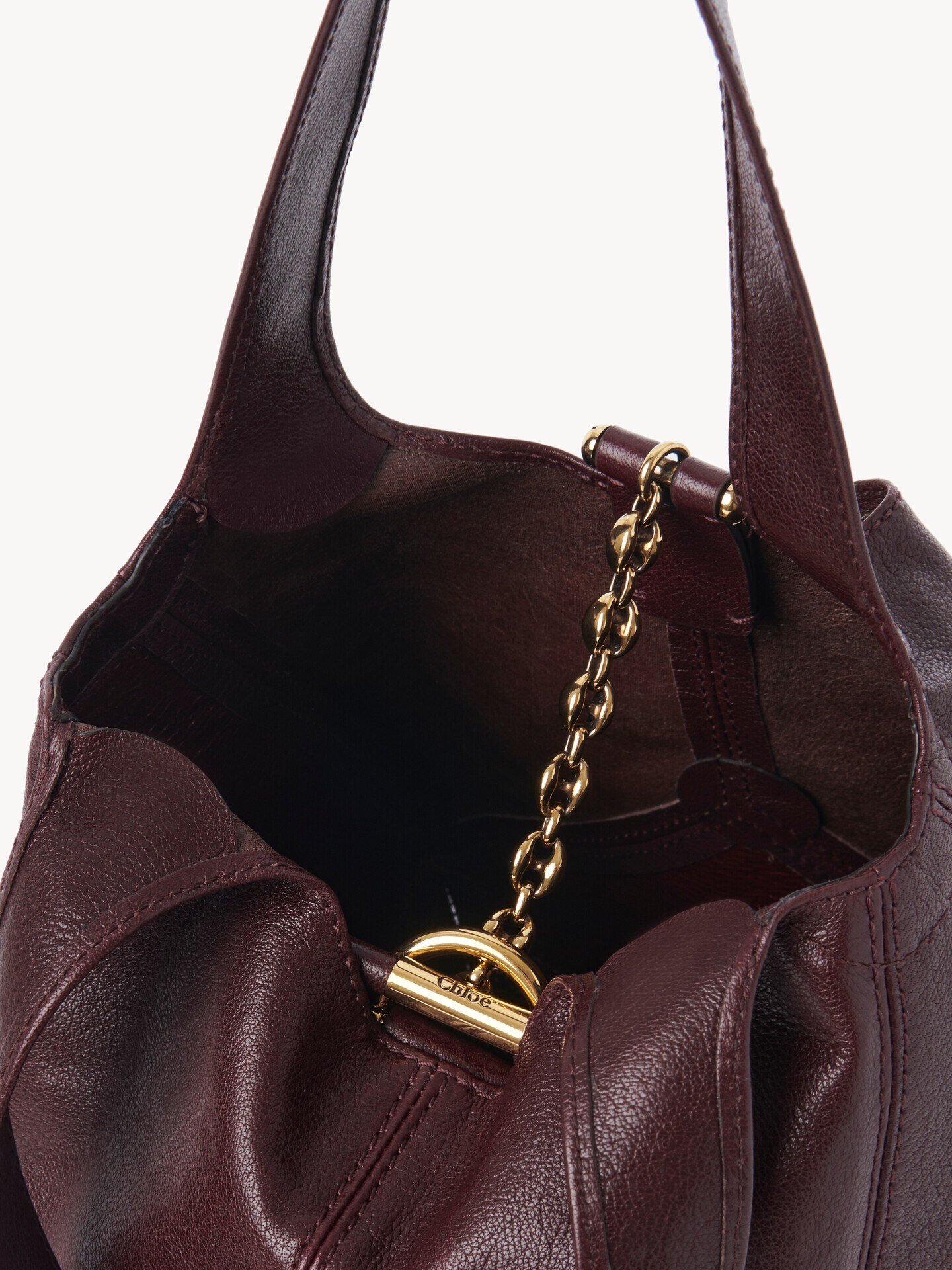 Small Chlo&eacute; Balloon bag in grained leather - 6