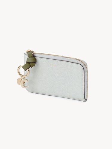 Alphabet wallet in grained leather - 3