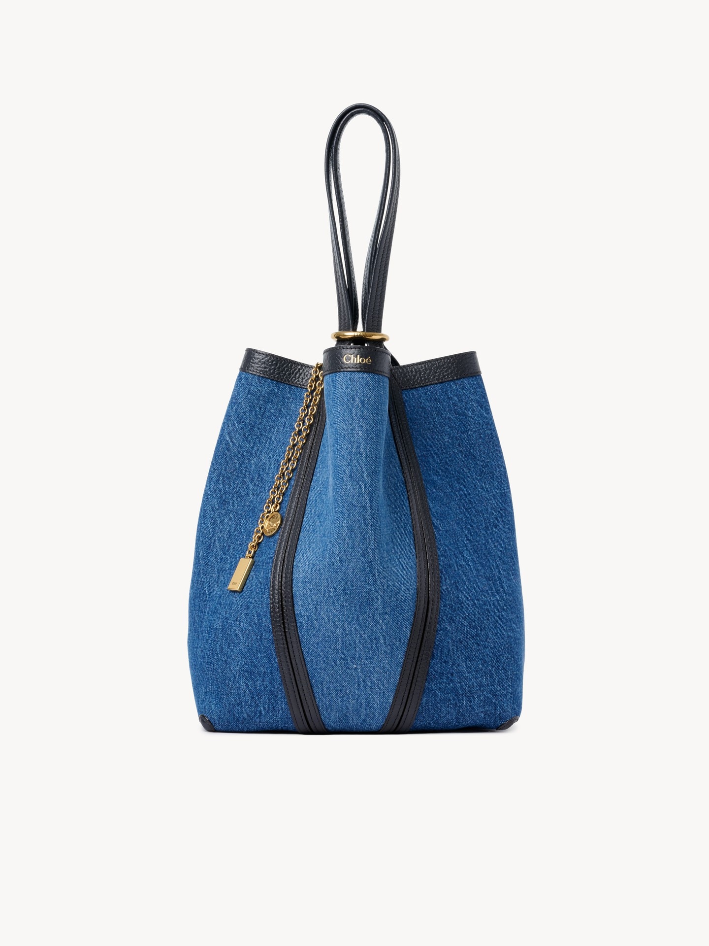 Sac cabas Chlo&eacute; Spin en denim - 2.0