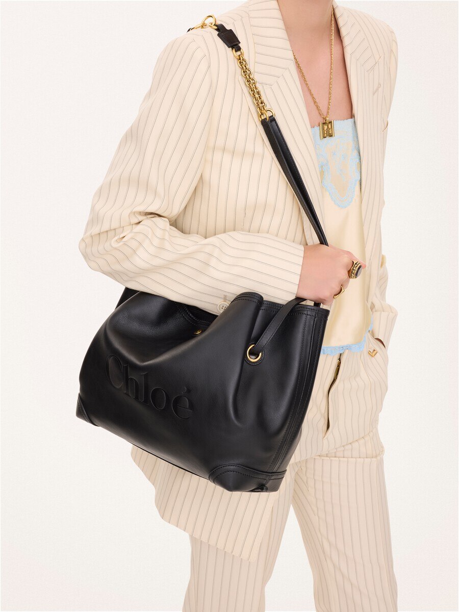 Chlo&eacute; Clover double carry bag in soft leather - 2