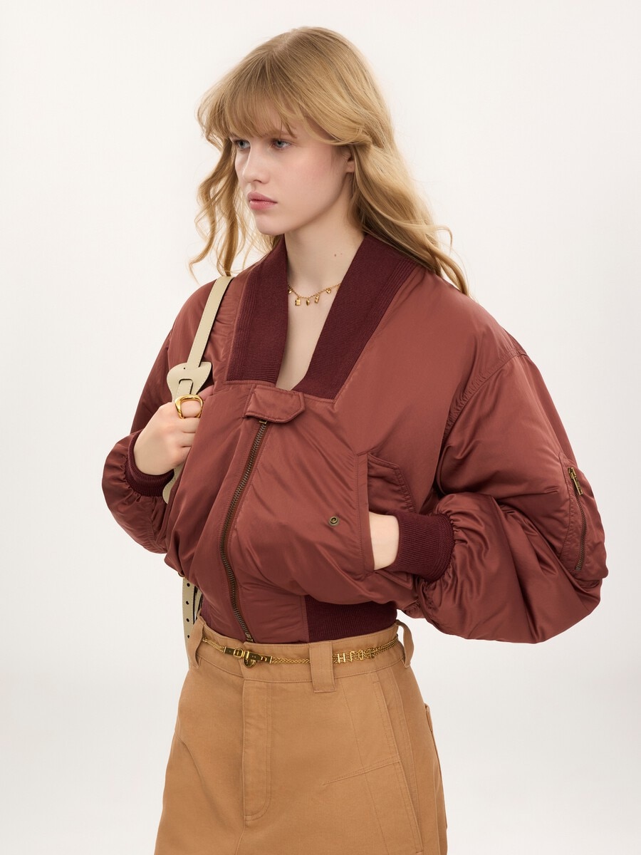 Bomber jacket in nylon - 6