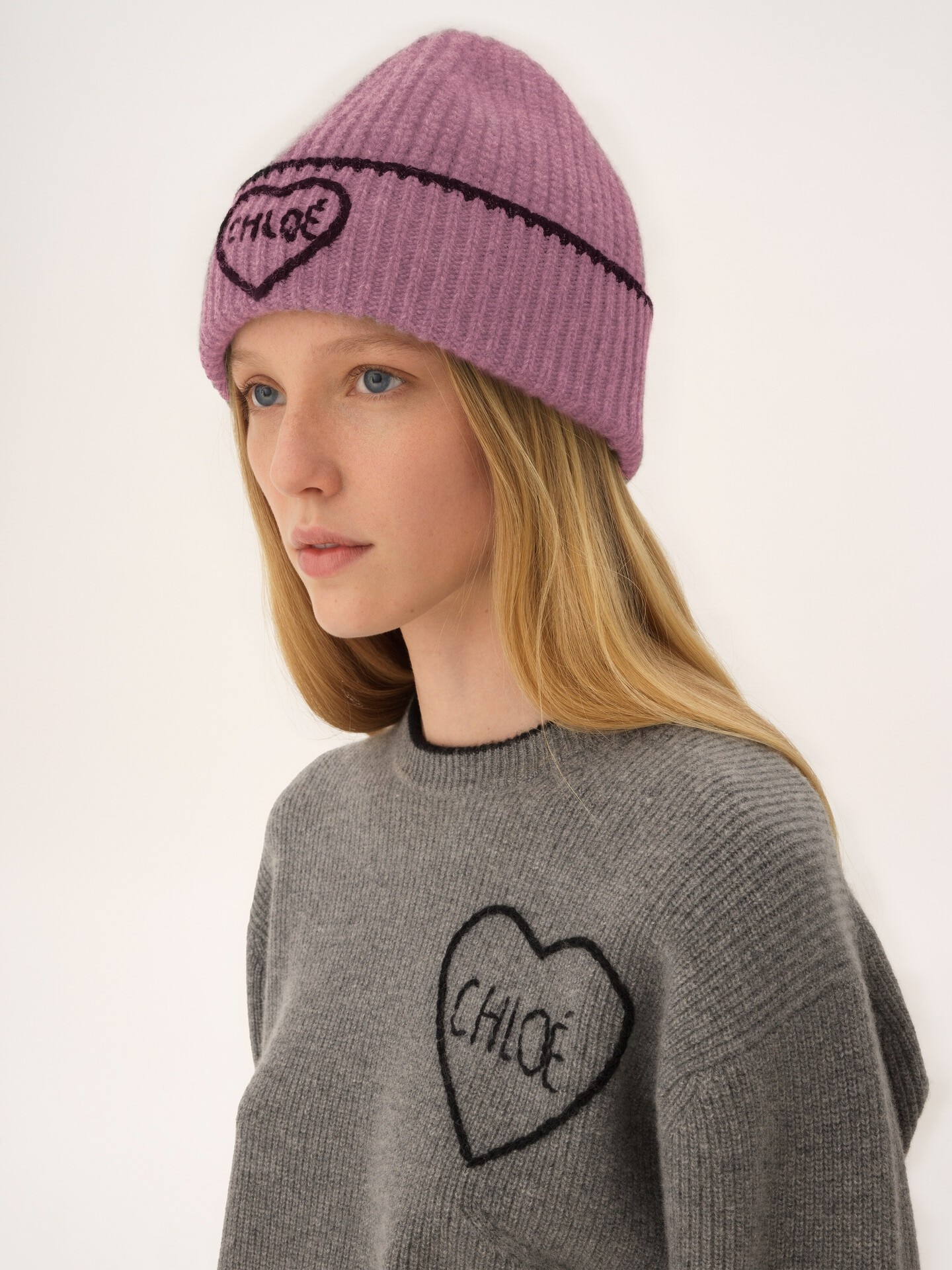 The Chlo&eacute; Encoeur beanie in wool & cashmere - 5