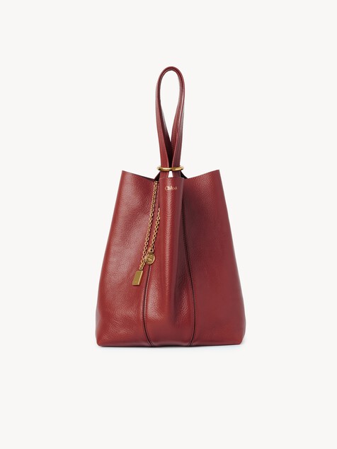 Chlo&eacute; Spin tote bag in grained leather