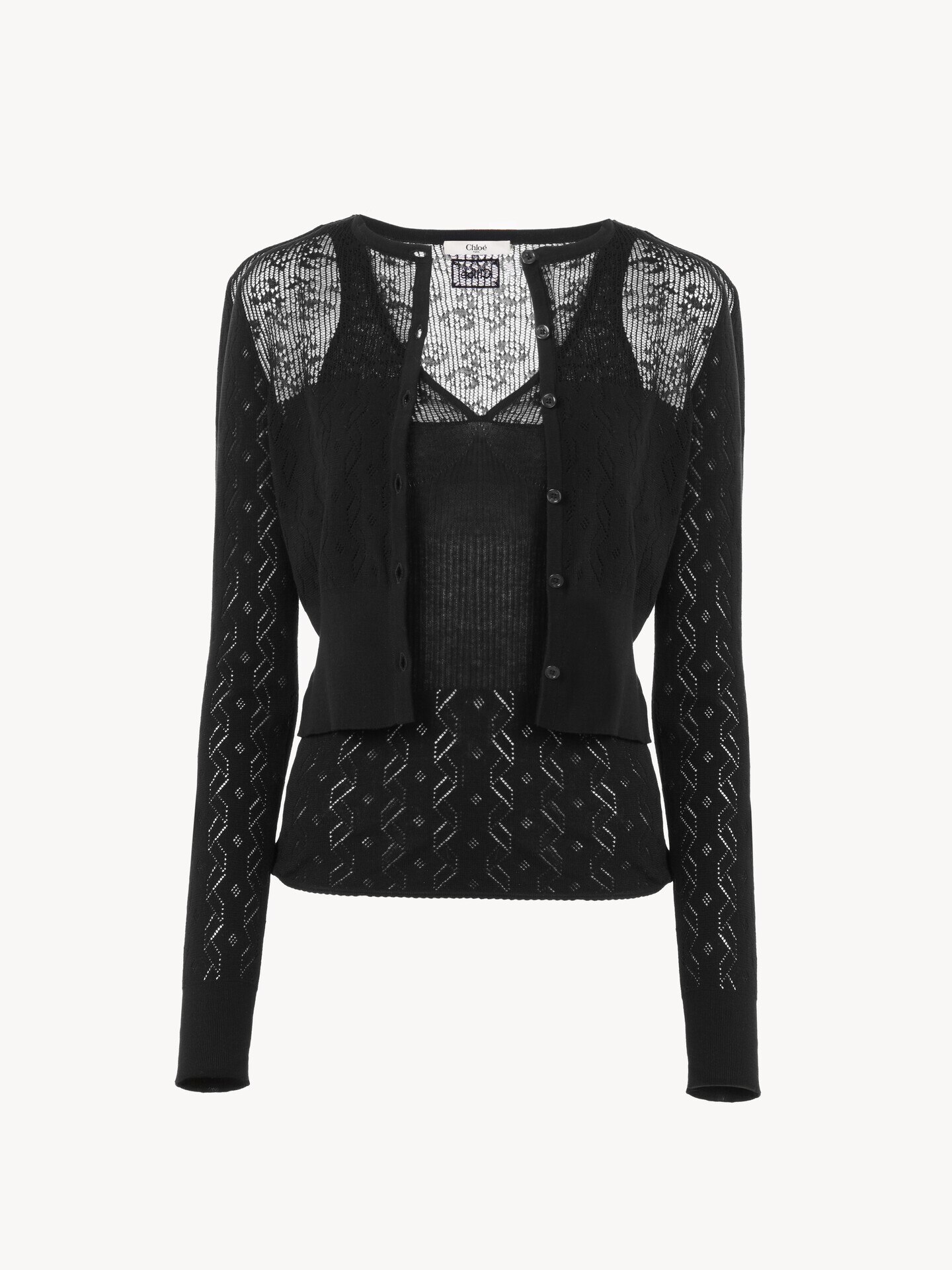 Ensemble en maille de coton - 1