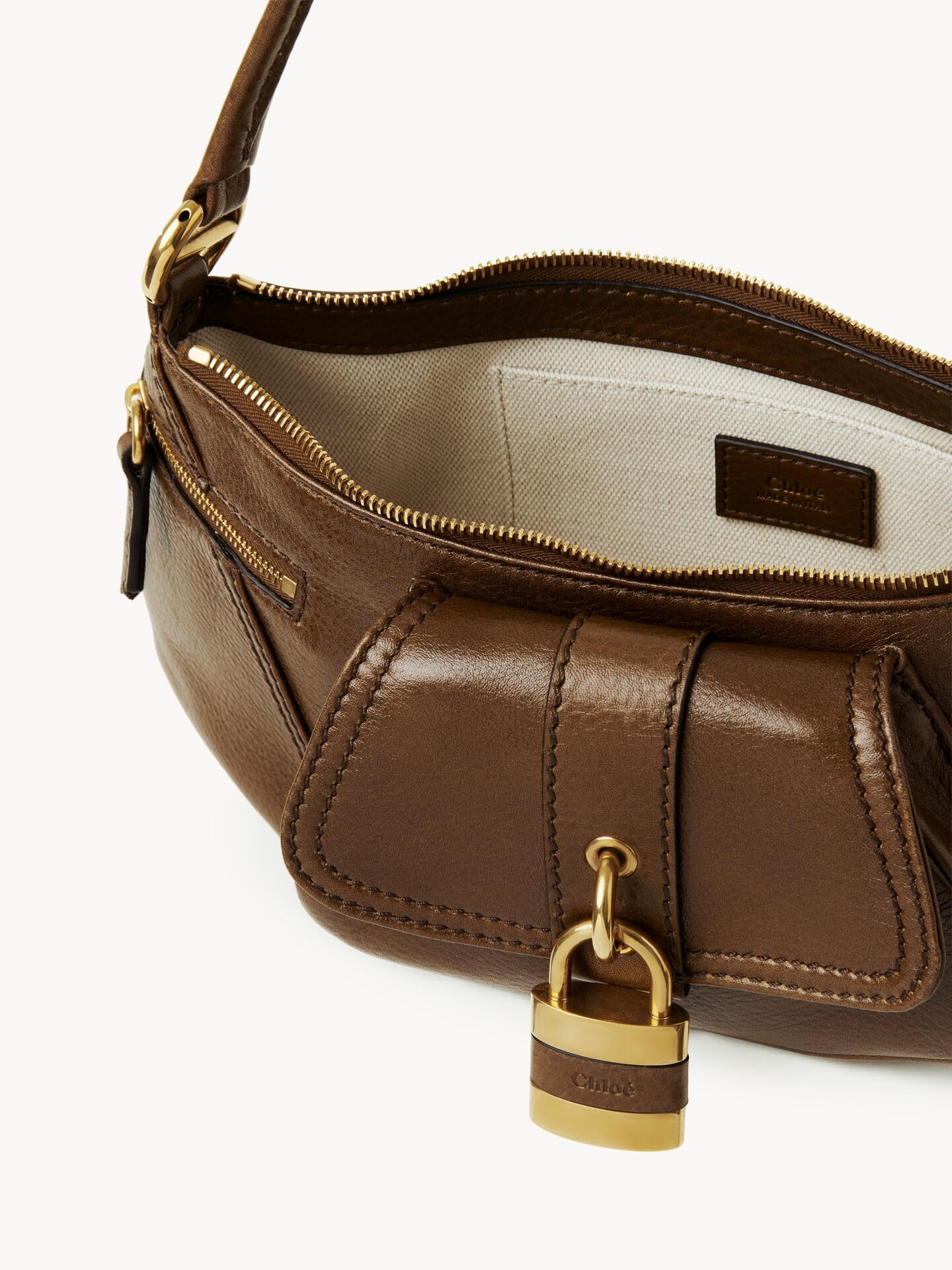 The 99 shoulder bag in grained leather - 6