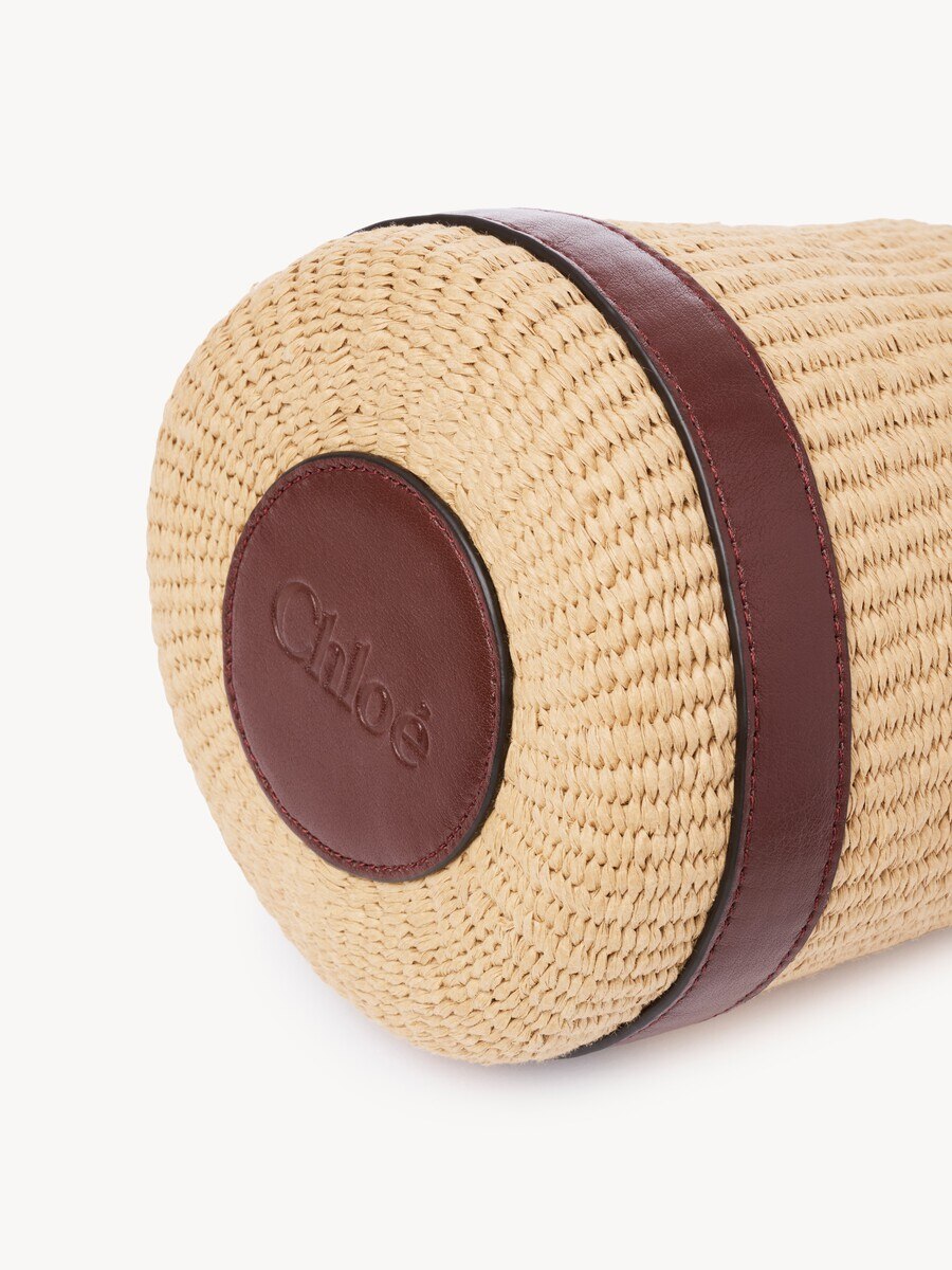 Chlo&eacute; Charms basket bag in natural fibres - 6
