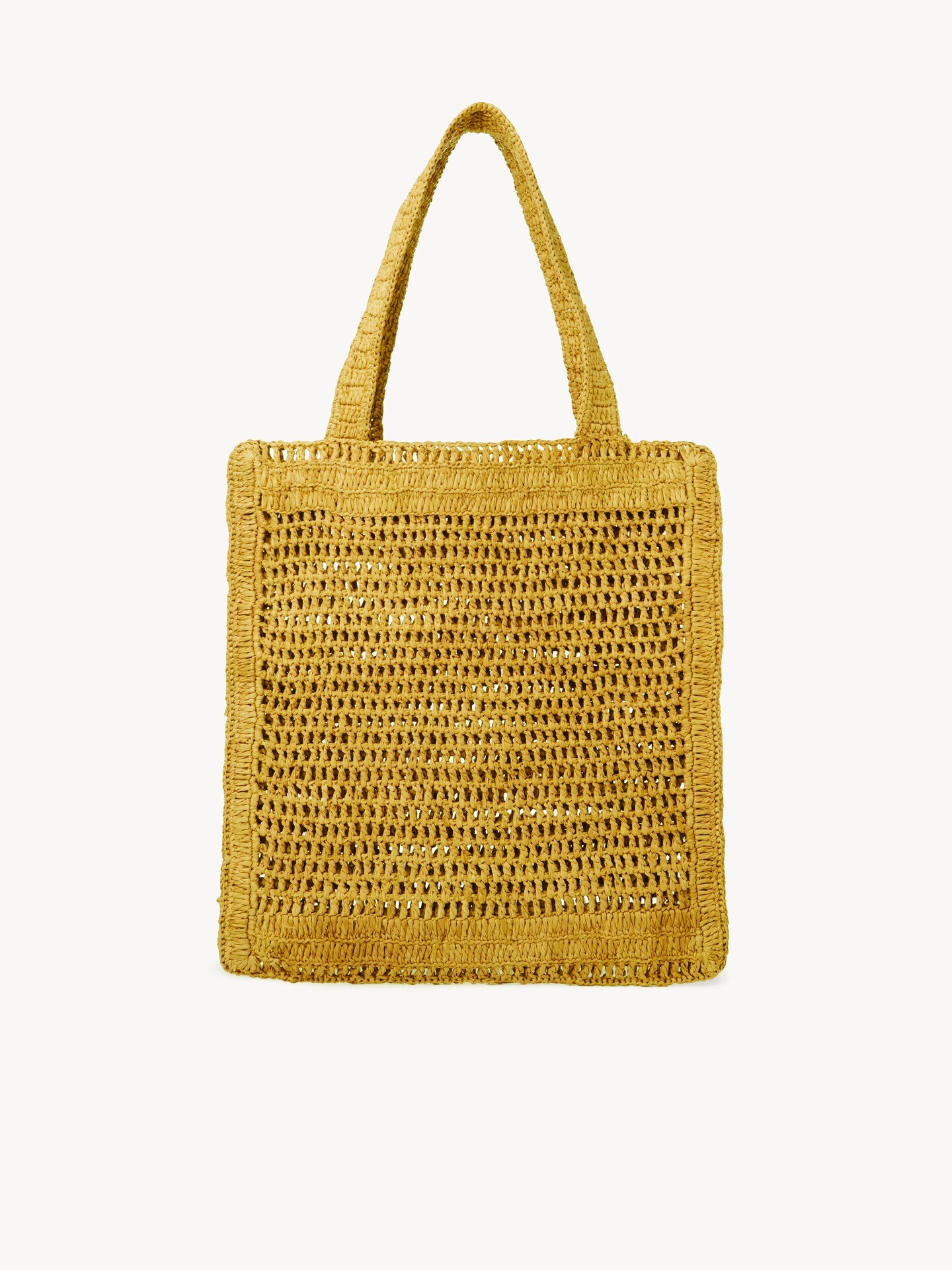 Summer Banana tote bag in raffia - 4