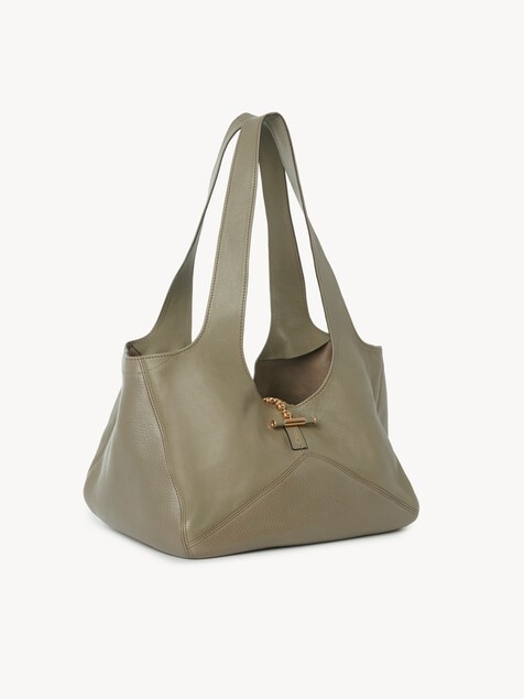 Chlo&eacute; Balloon east-west tote bag in grained leather