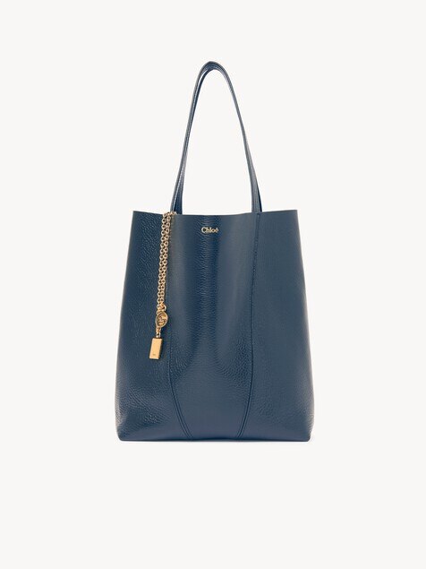 Chlo&eacute; Spin tote bag in grained leather