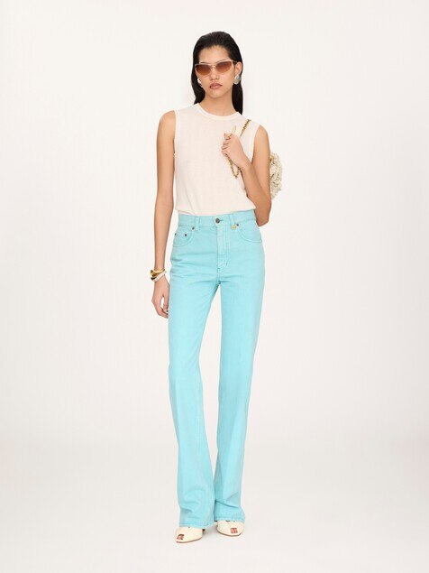 ウールニット製ノースリーブ セーター