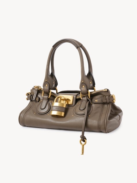 Paddington bag in grained leather