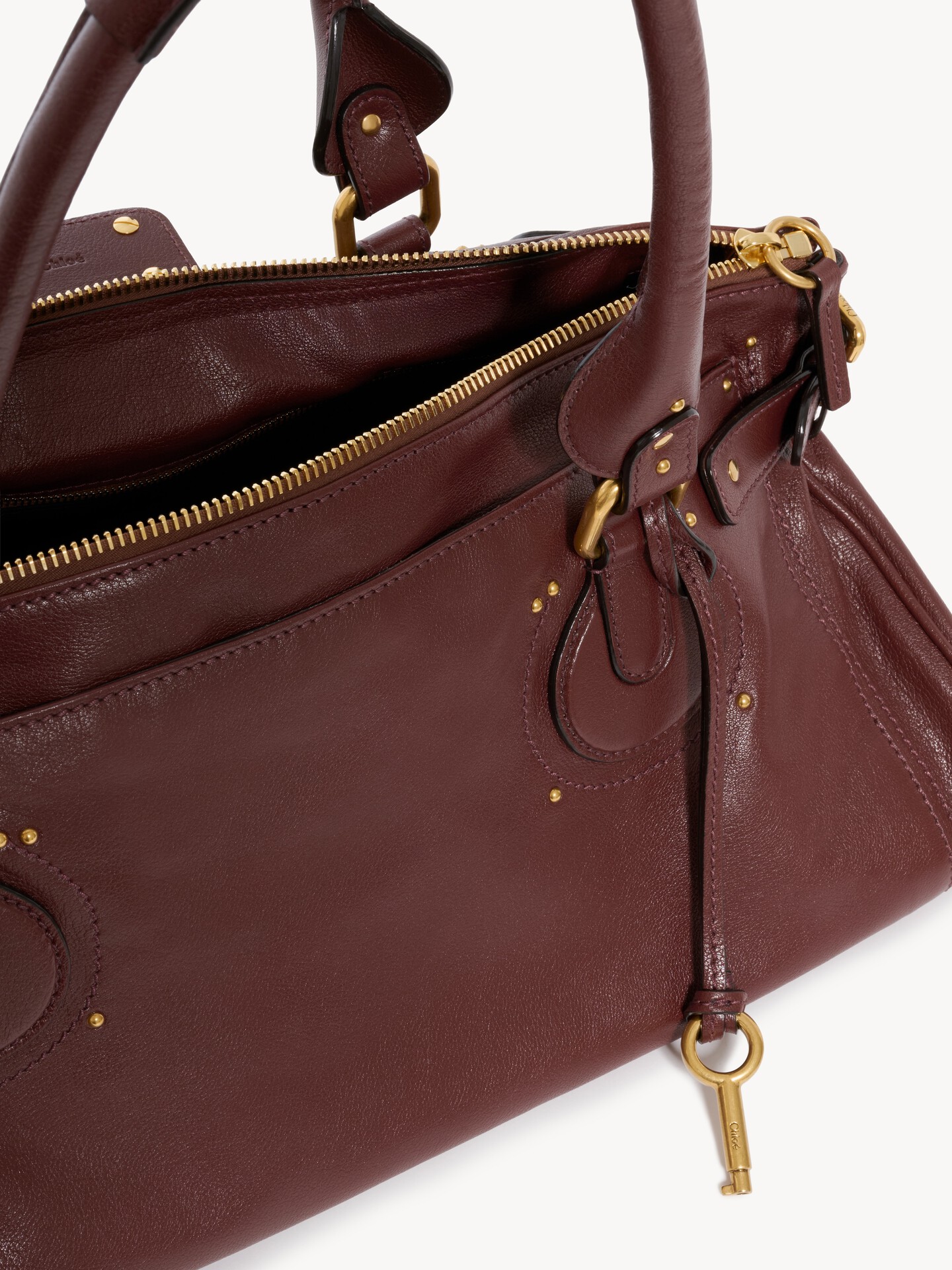 XL Paddington weekender bag in grained leather - 5.0