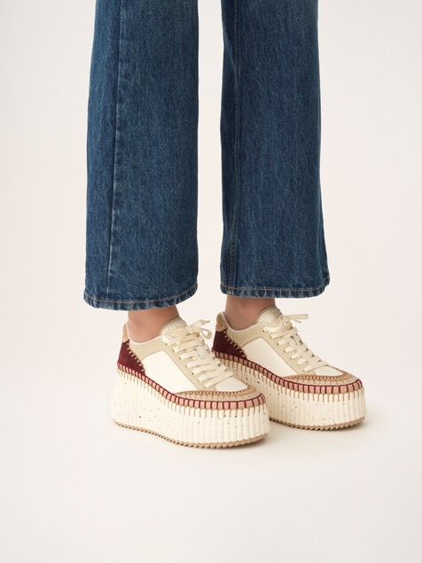 Sneaker con zeppa Nama