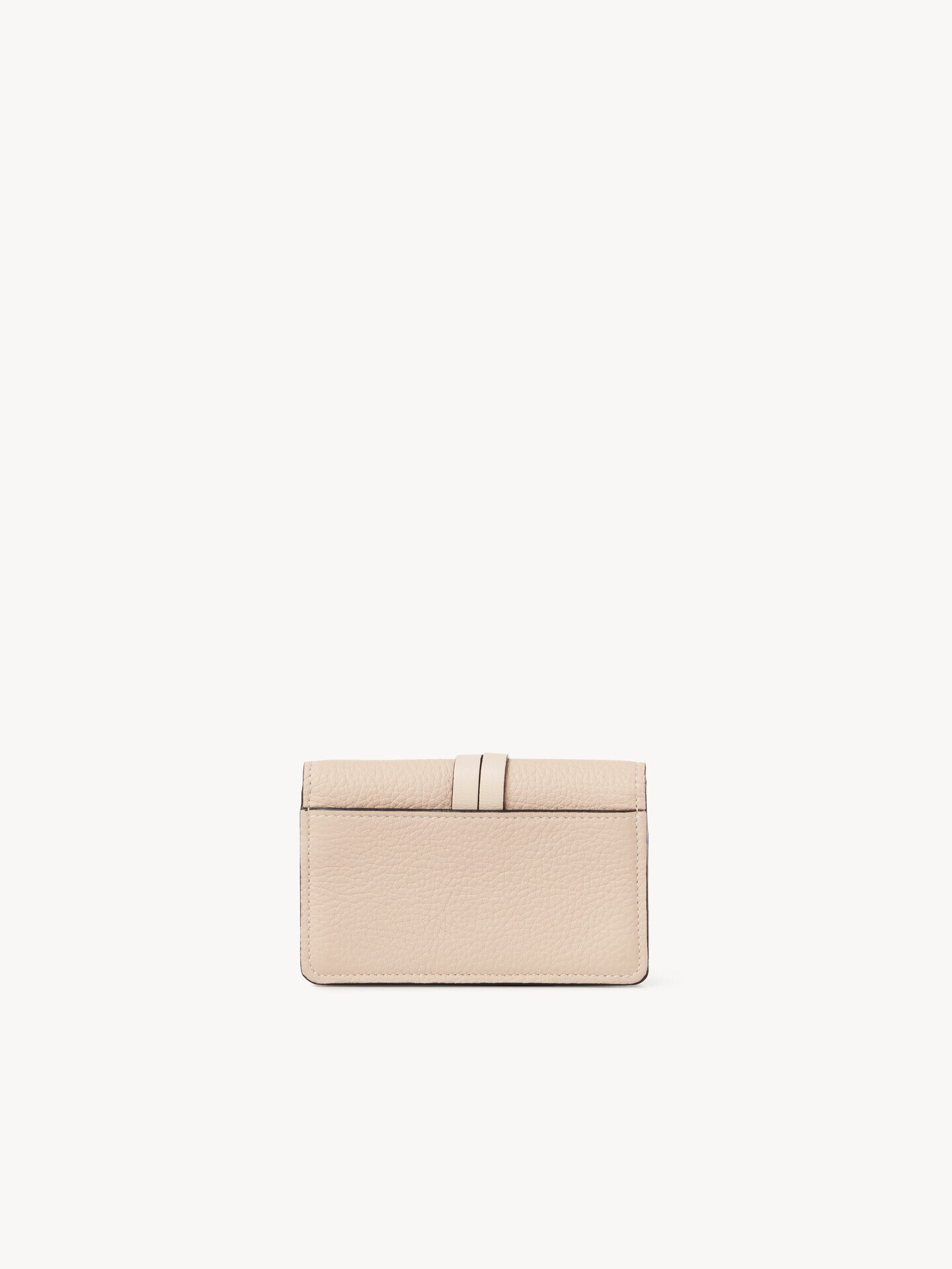 Alphabet card holder in grained leather - 2.0