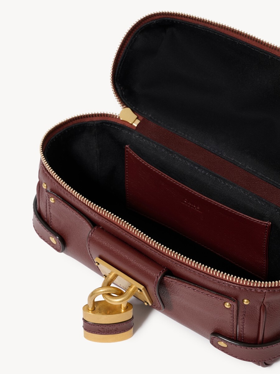 Bolso neceser Paddington de cuero granulado - 6