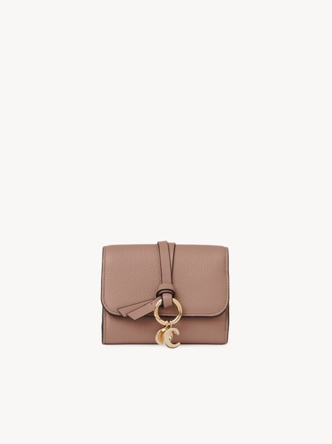 グレインレザー製Alphabetスモールトリフォールド