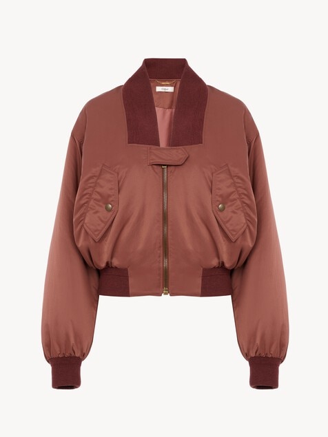 Veste bomber en nylon