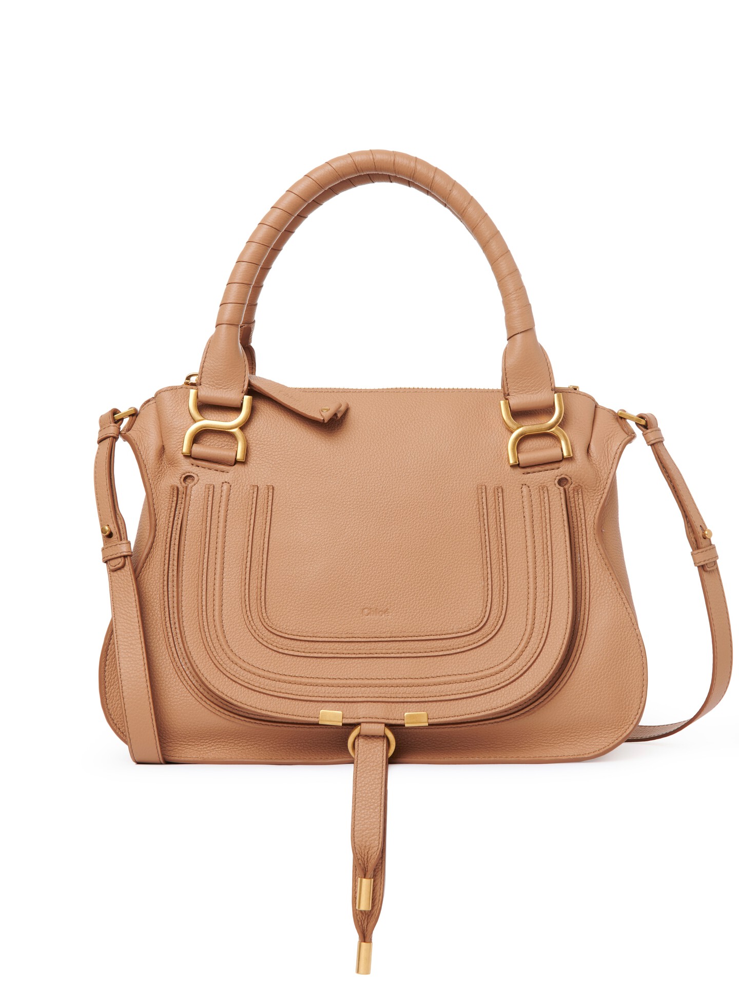 クロエ CHLOÉ マーシー Marcie ハンドバッグ グレインレザー製Marcieバッグ ベージュ - Chloé