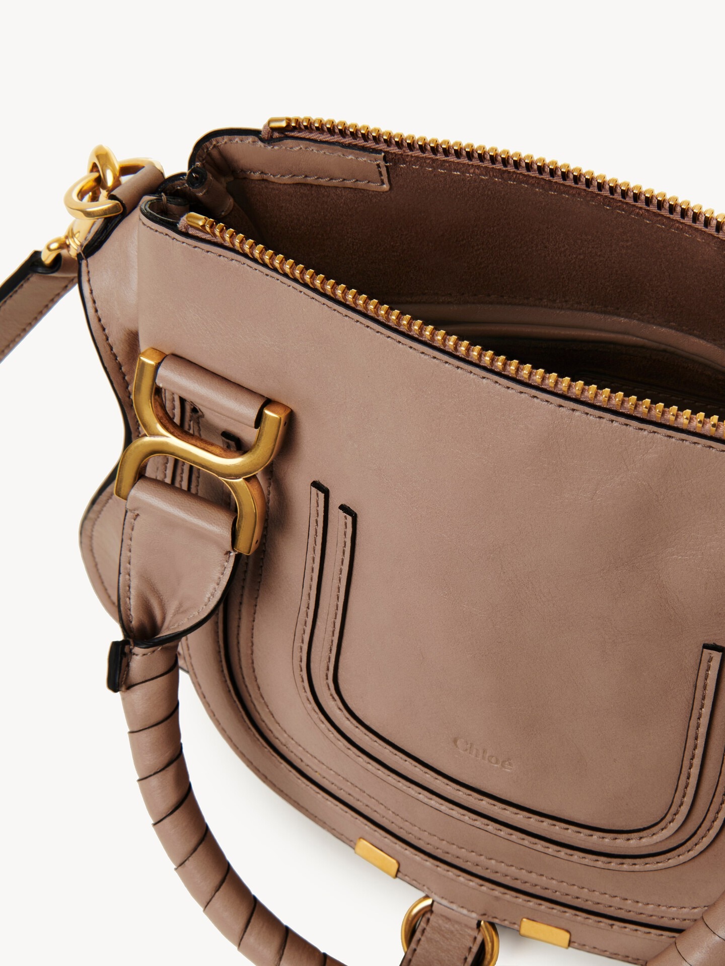 Small Marcie bag in shiny leather - 6