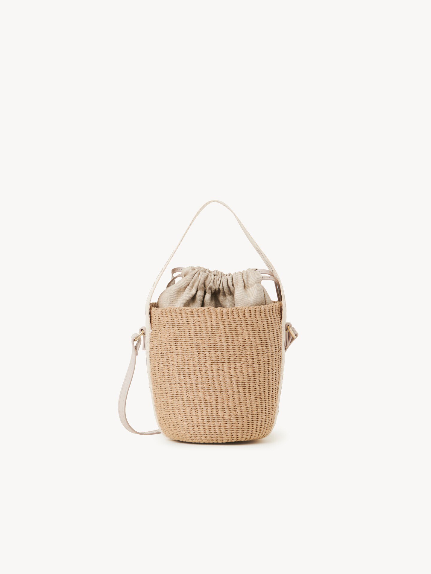 Small Woody basket in natural fibers - 5