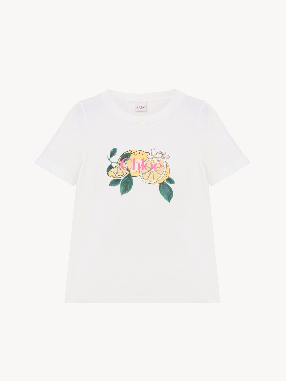 Crew-neck logo T-shirt in cotton jersey - Packshot