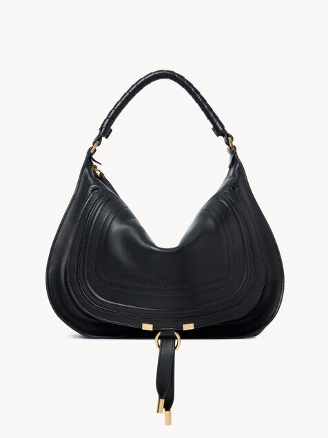 Sac port&eacute; &eacute;paule Marcie en cuir lisse