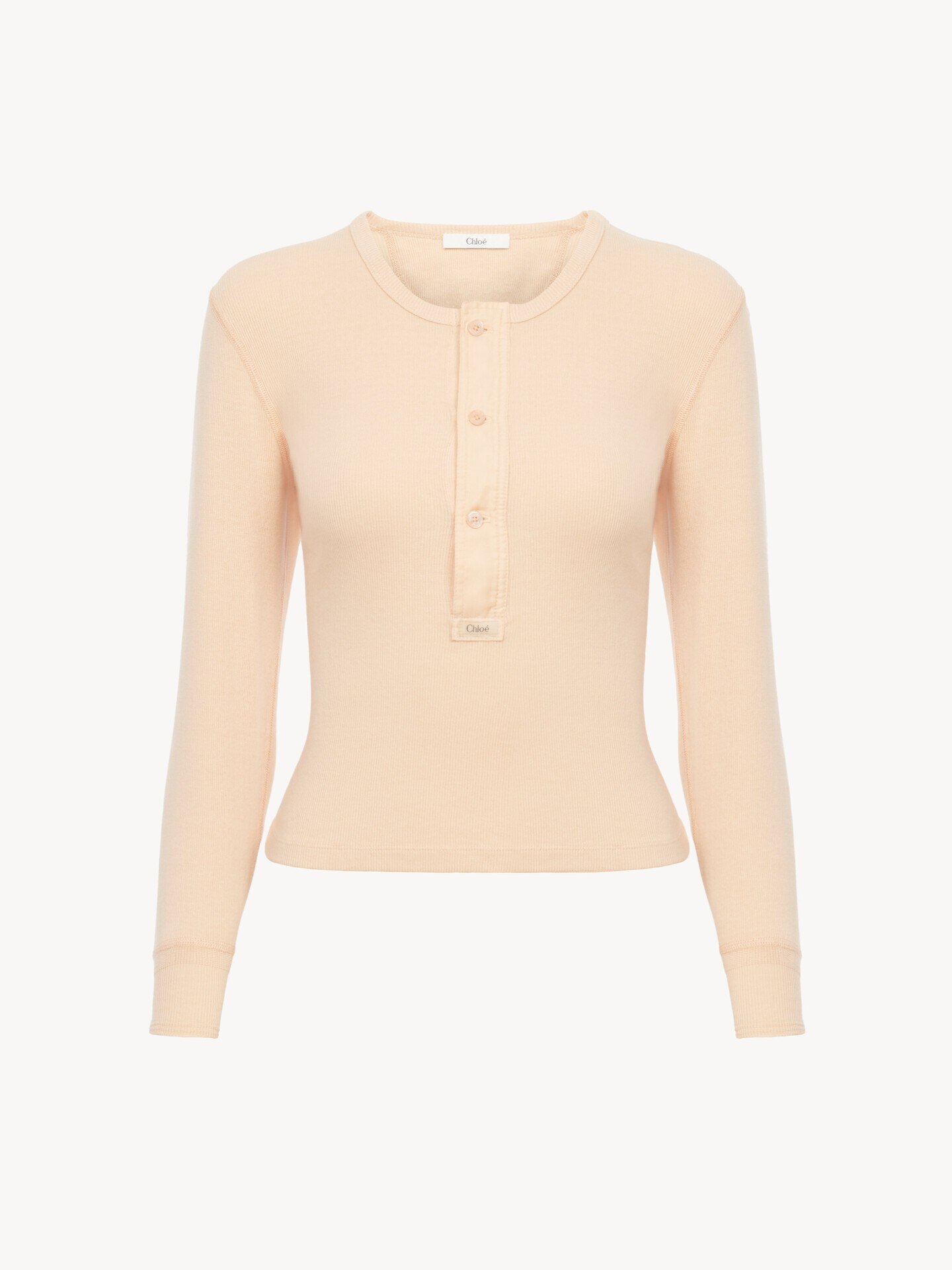 Henley shirt in cotton jersey - 2