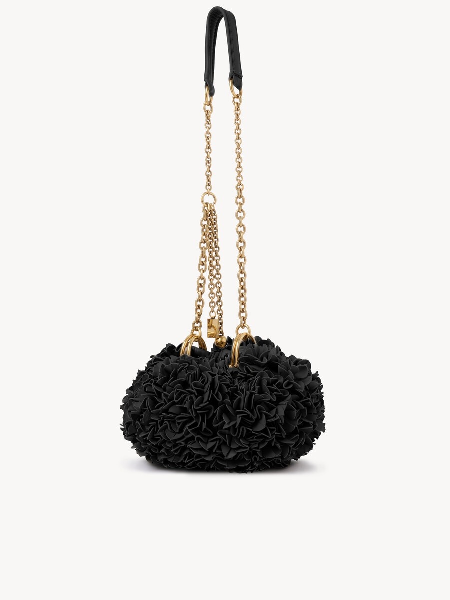 Sac cha&icirc;ne port&eacute; &eacute;paule Chlo&eacute; Pliss&eacute;  en cuir floral - 2