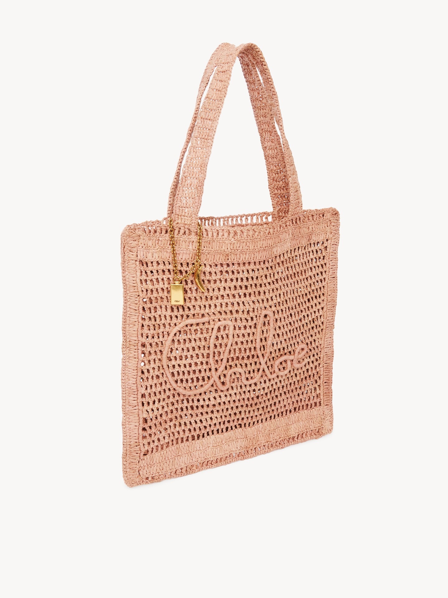 Sac cabas Summer Banana en raphia - 5