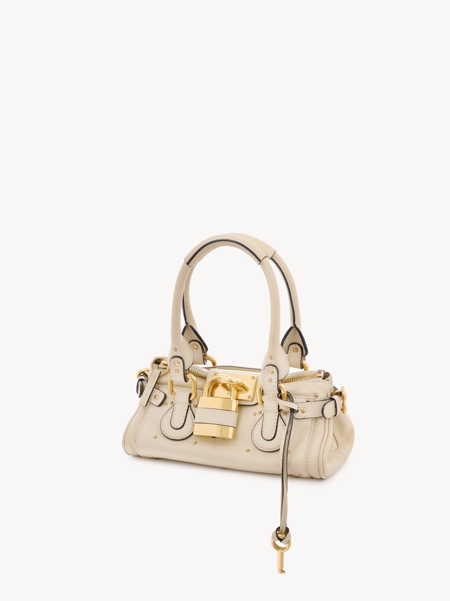 Petit sac Paddington en cuir grain&eacute; - 4