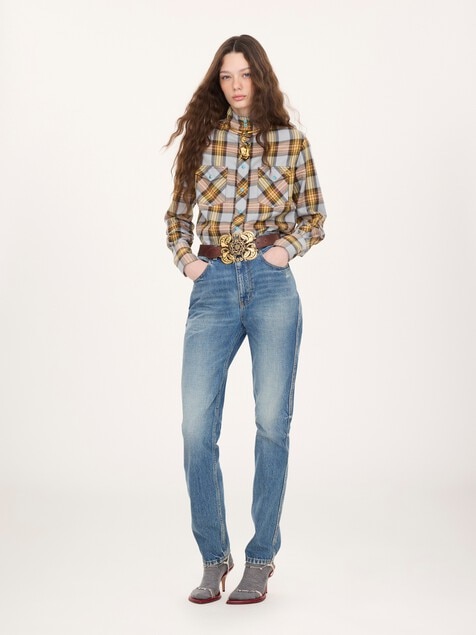 Slim jeans in denim