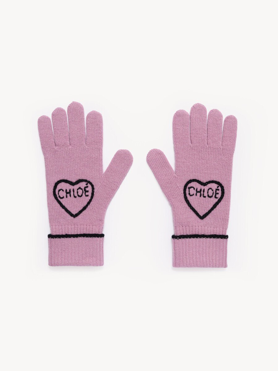 The Chlo&eacute; Encoeur gloves in wool & cashmere - 1