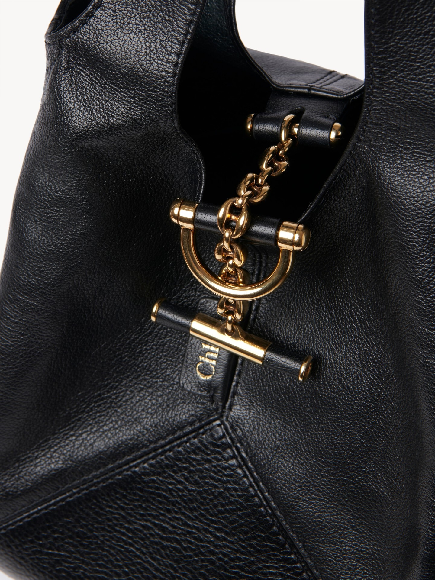 Petit sac Chlo&eacute; Balloon en cuir grain&eacute; - 6