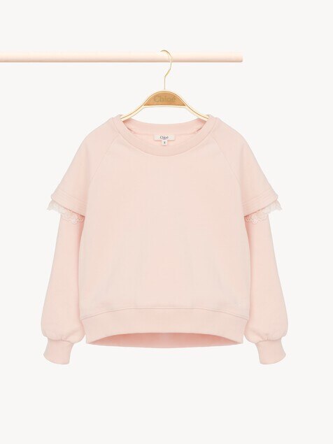 Kinderpullover mit R&uuml;schen