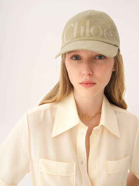 The Chloé Essentials cap in washed cotton