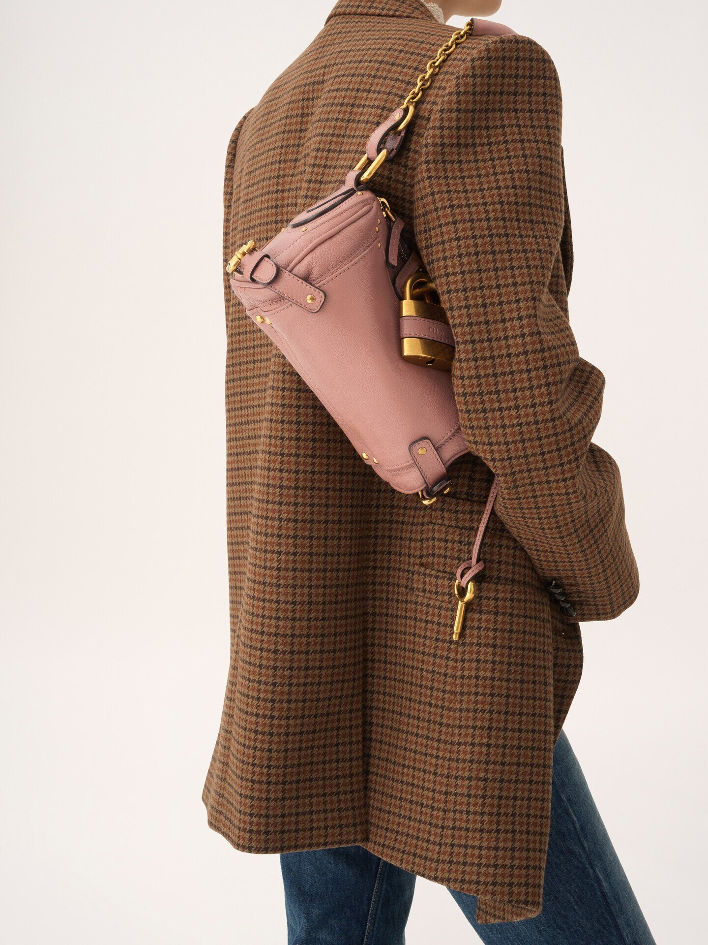 グレインレザー製Paddingtonスモールチェーンバッグ ベージュ - Chloé
