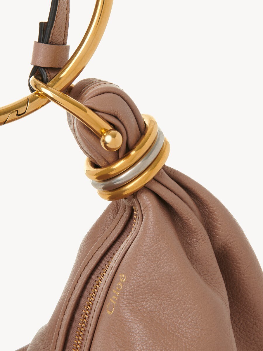Bolso hobo Bracelet peque&ntilde;o de cuero granulado - 7