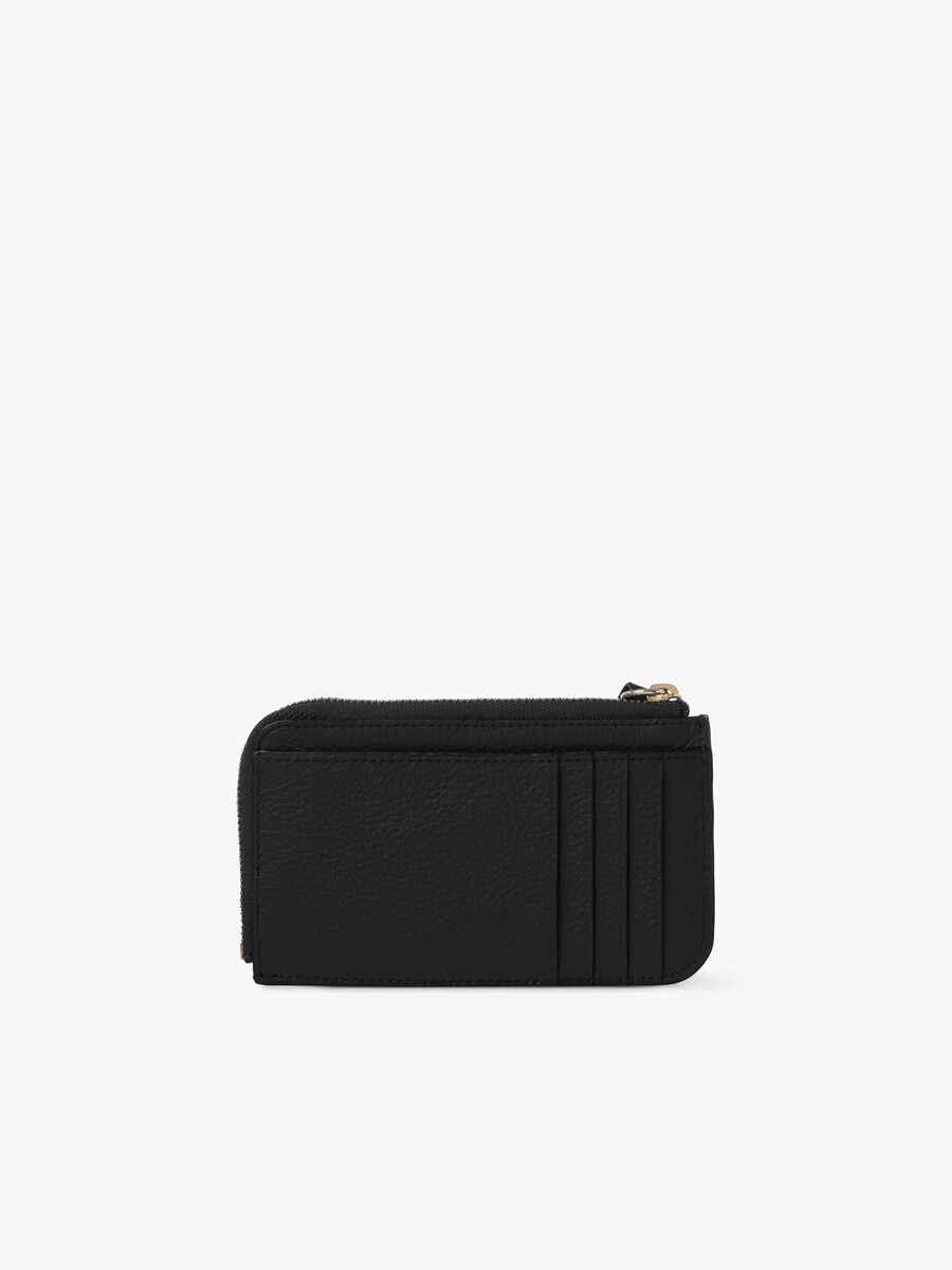 Alphabet wallet in grained leather - 2