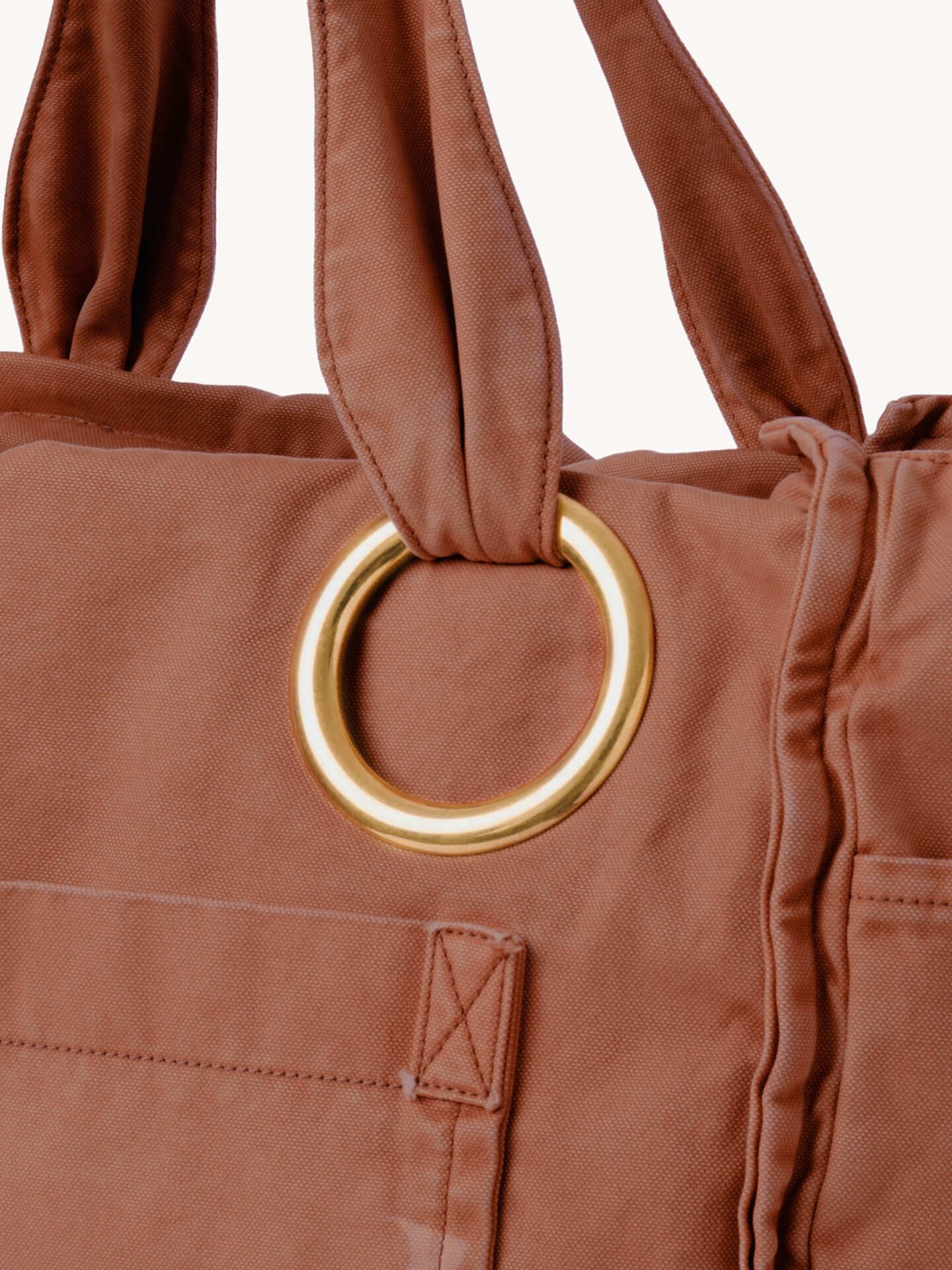 Large Chlo&eacute; Plage tote bag in cotton - 6