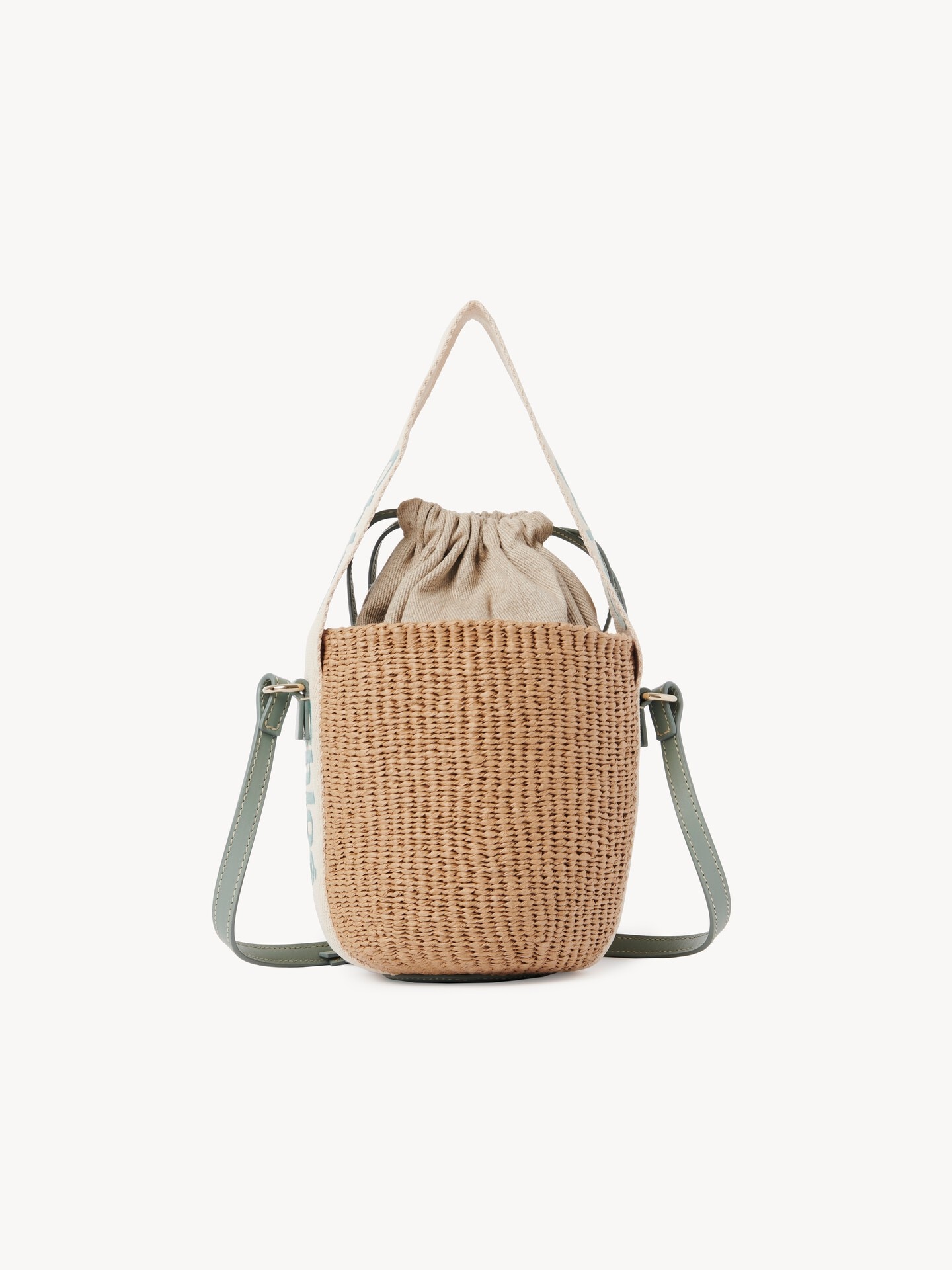 Small Woody basket in natural fibers - 5