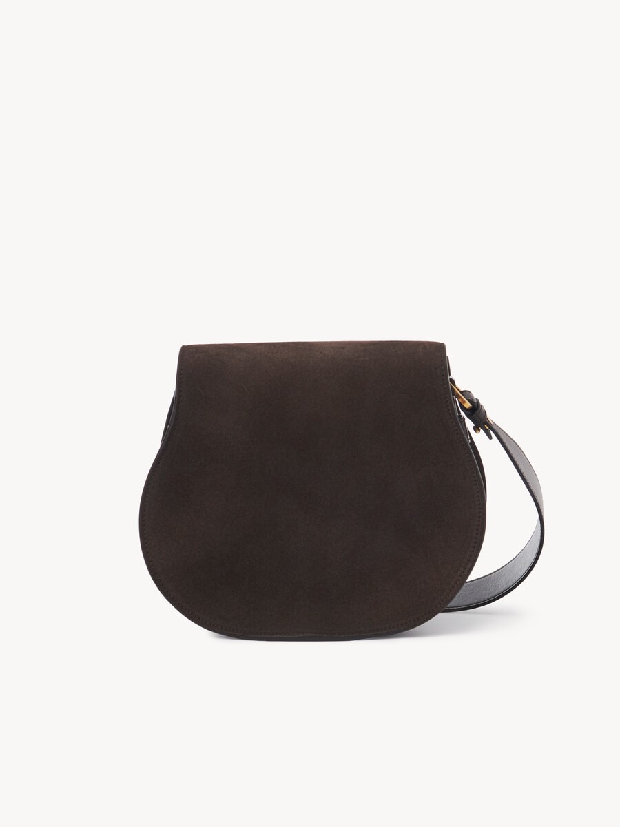 Marcie saddle bag in suede leather - 4