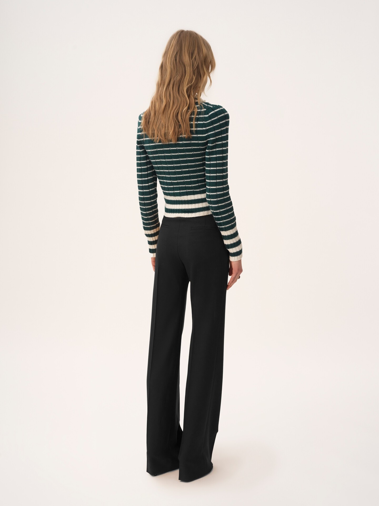 Pantalon de costume en laine grain de poudre - 7